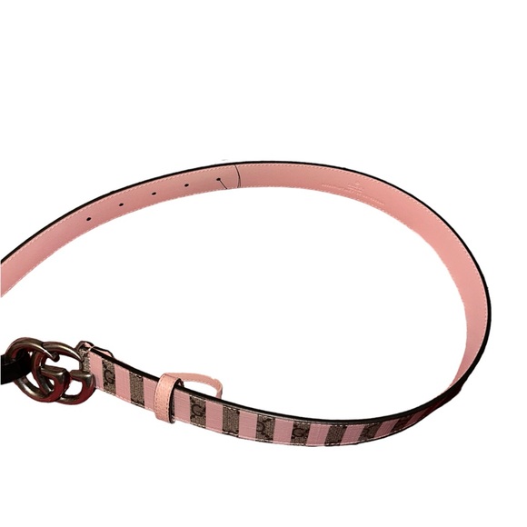 Gucci Pink and Brown Women's Belt size 65 - Picture 4 of 4